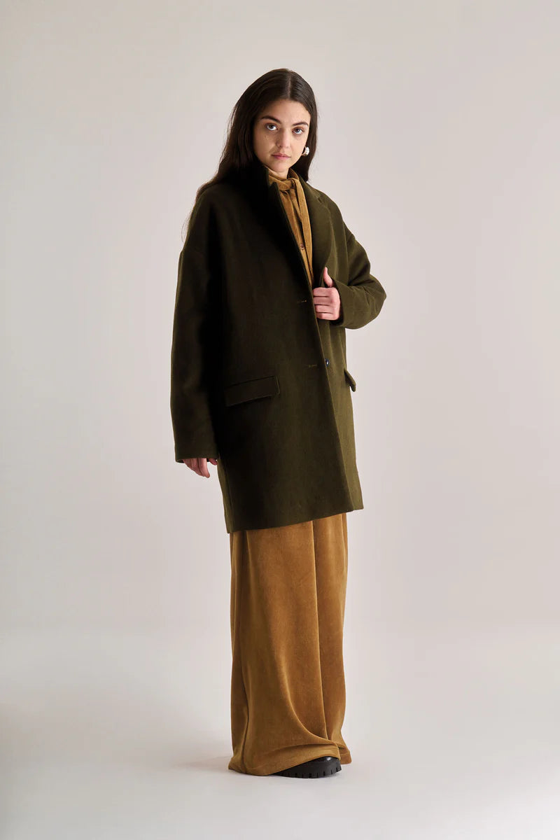 Olivia Coat - Olive