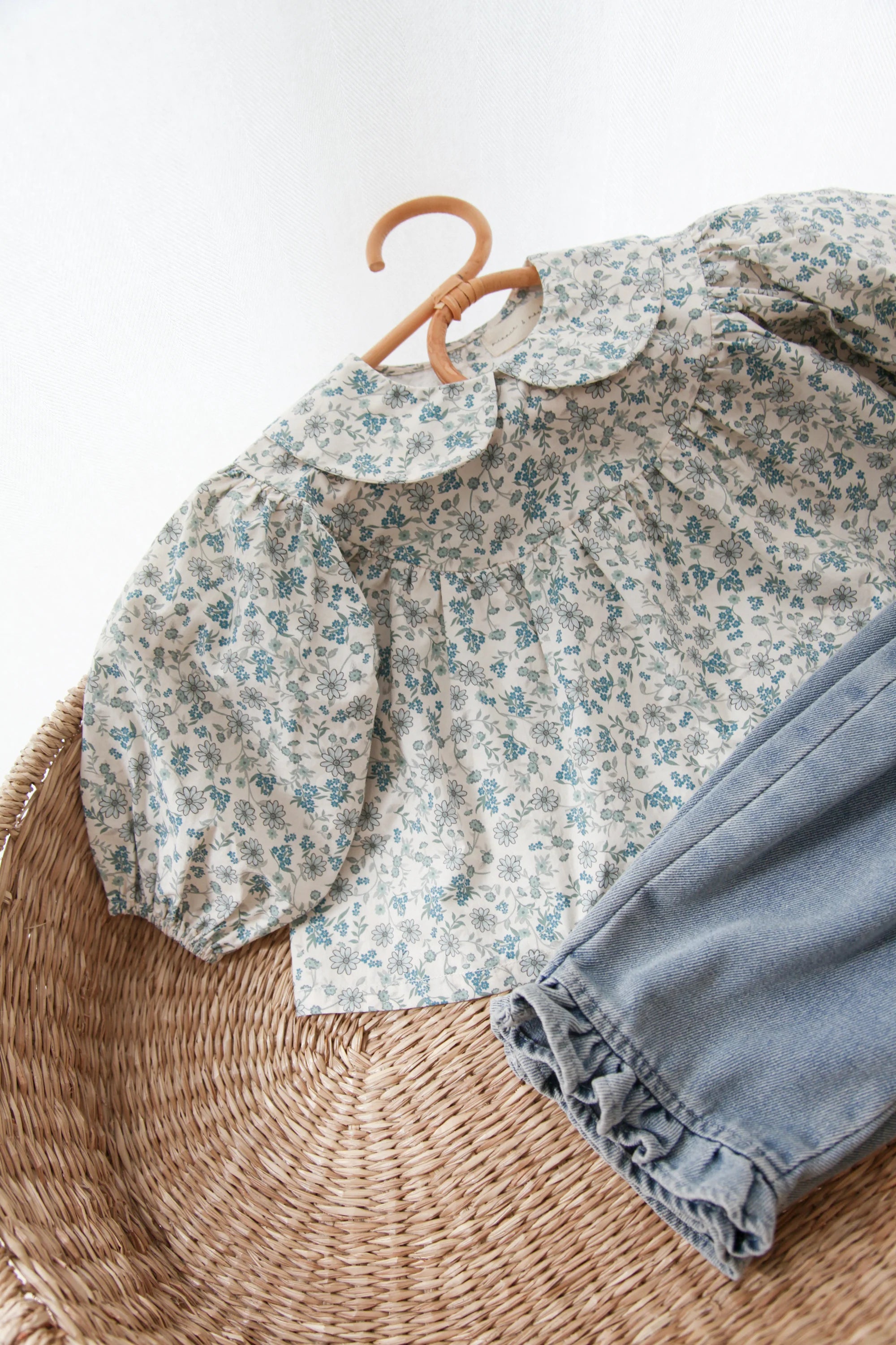 Floral Puff Sleeve Blouse