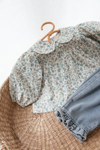 Floral Puff Sleeve Blouse
