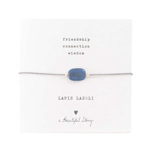 Gemstone Bracelet Card - Lapis Lazuli