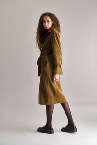 Hariti Corduroy Dress - Olive
