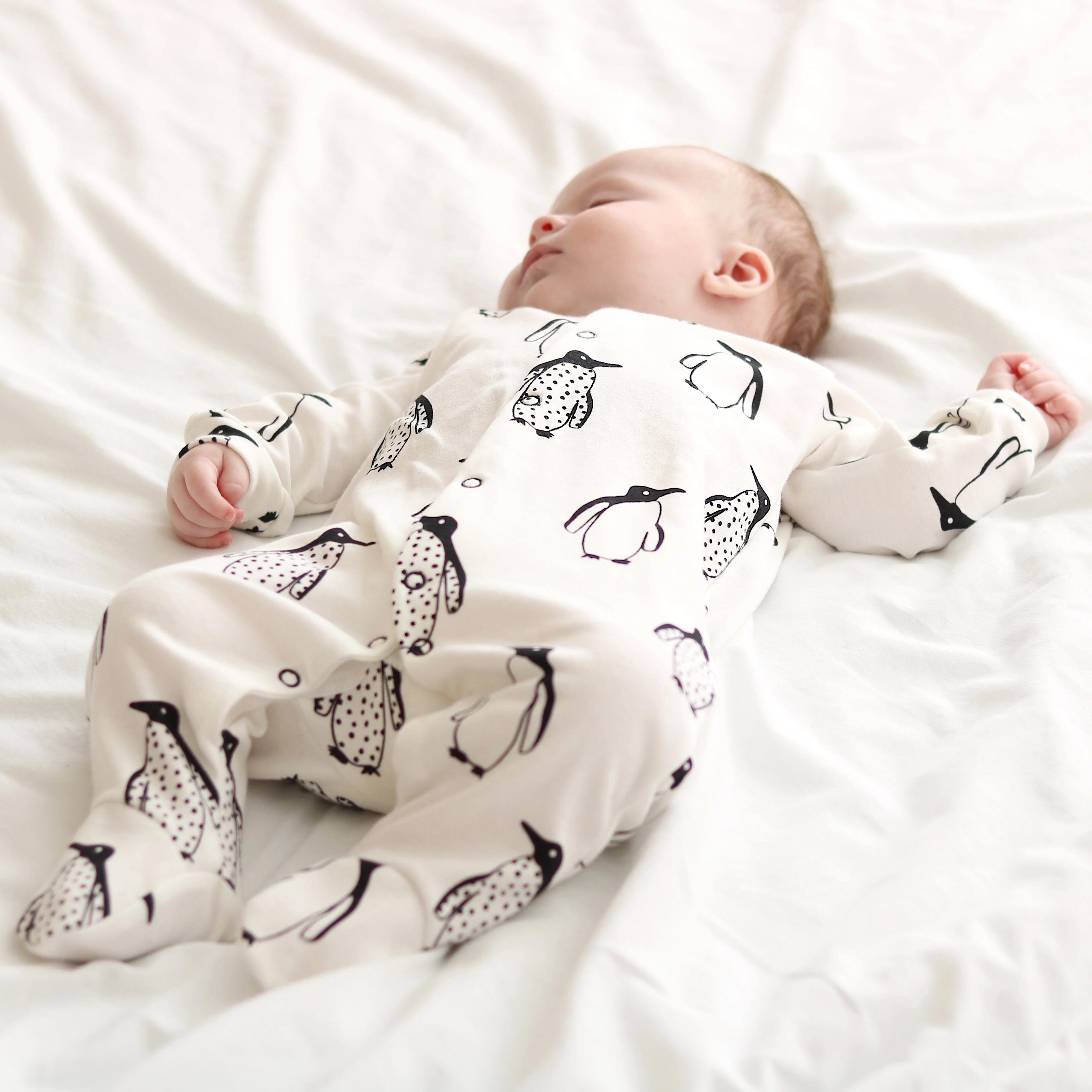 Penguin Print Sleepsuit