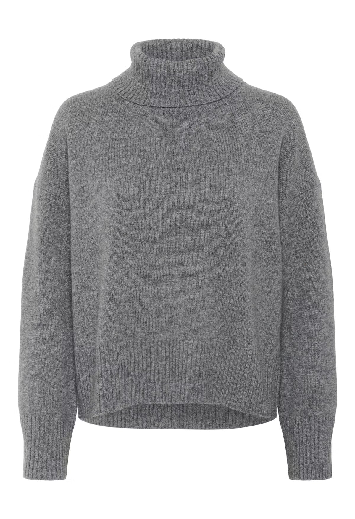 Corina Wool Jumper - Grey Melange