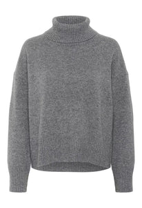 Corina Wool Jumper - Grey Melange