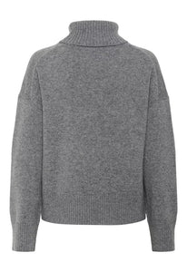 Corina Wool Jumper - Grey Melange