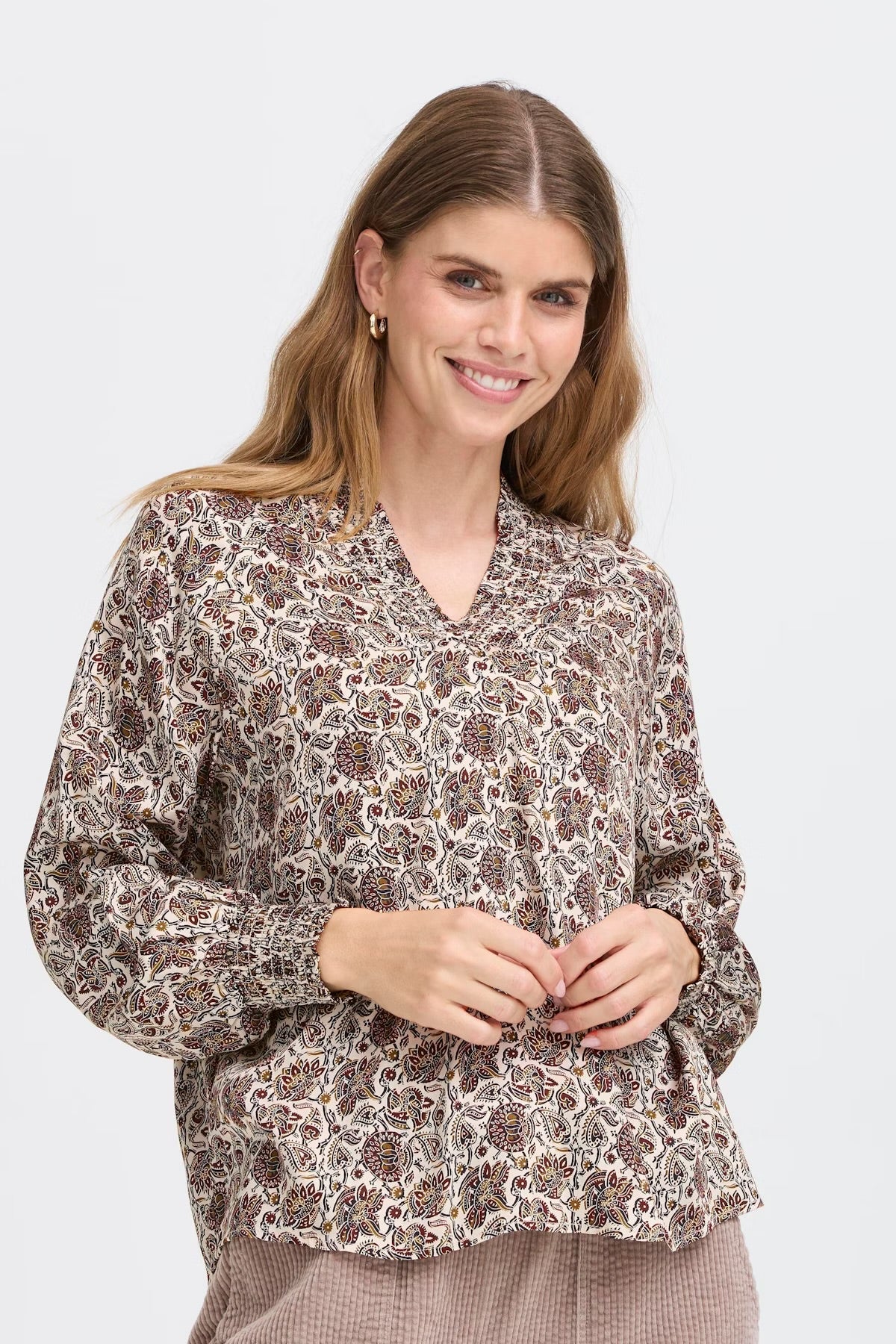 Frgladis Blouse - Pumice Stone