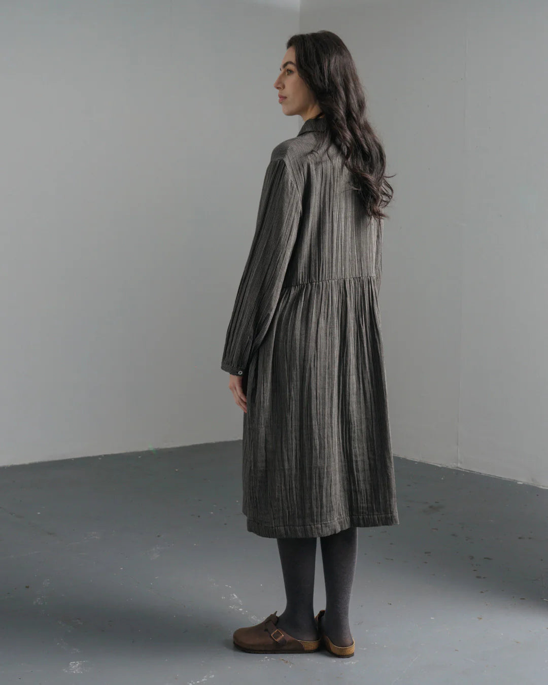 Bea Shirtdress - Pinstripe