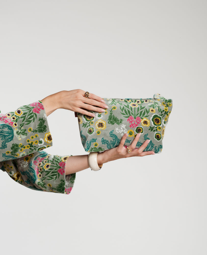 Velvet Wash Bag - Swainston Green