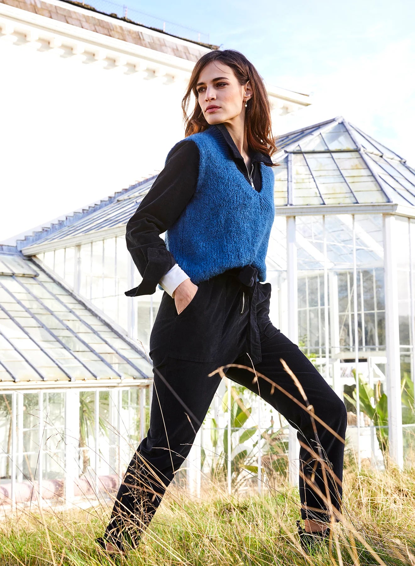 Zak Cord Jumpsuit - Black