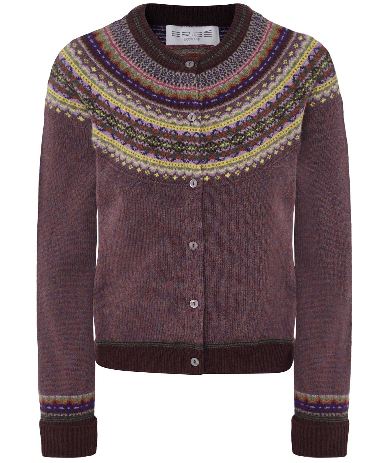 Alpine Short Cardigan - Heather