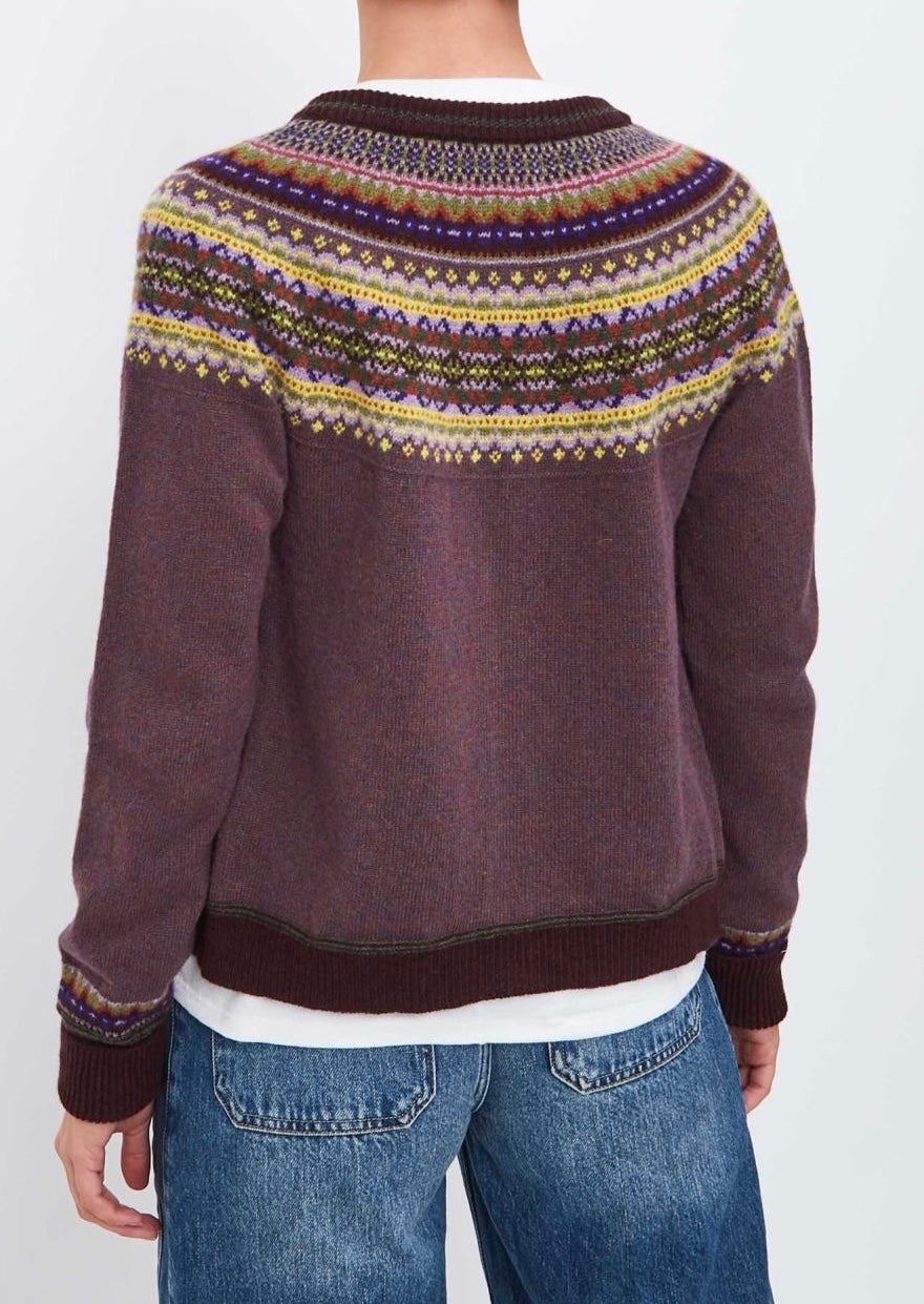 Alpine Short Cardigan - Heather