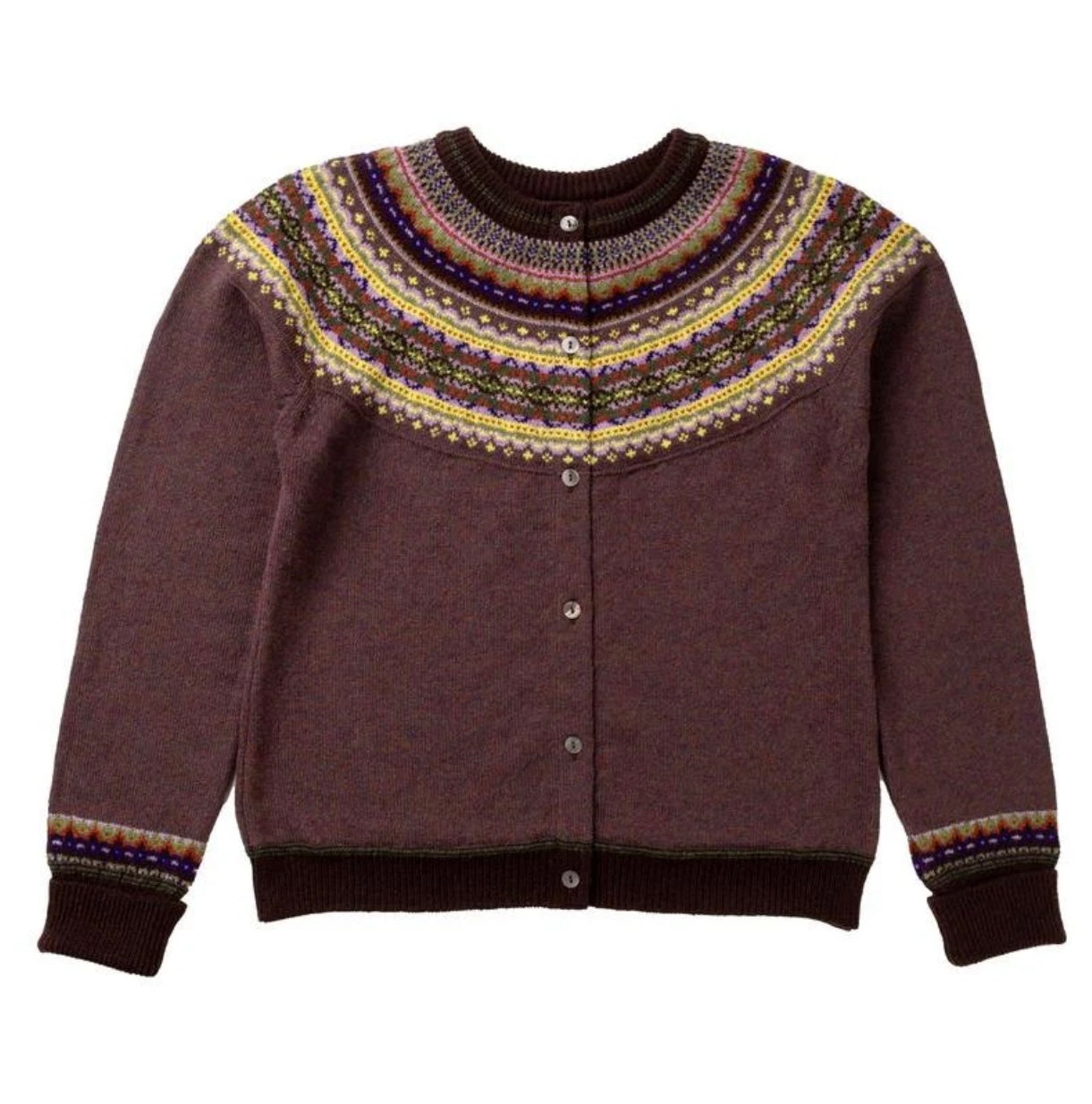 Alpine Short Cardigan - Heather