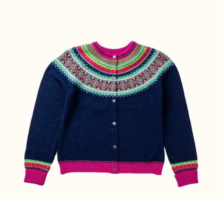 Alpine Short Cardigan - Tango