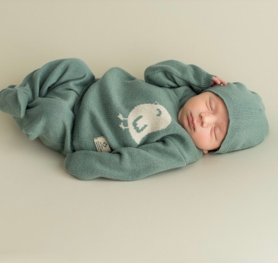 Newborn Set - Bird Jeans