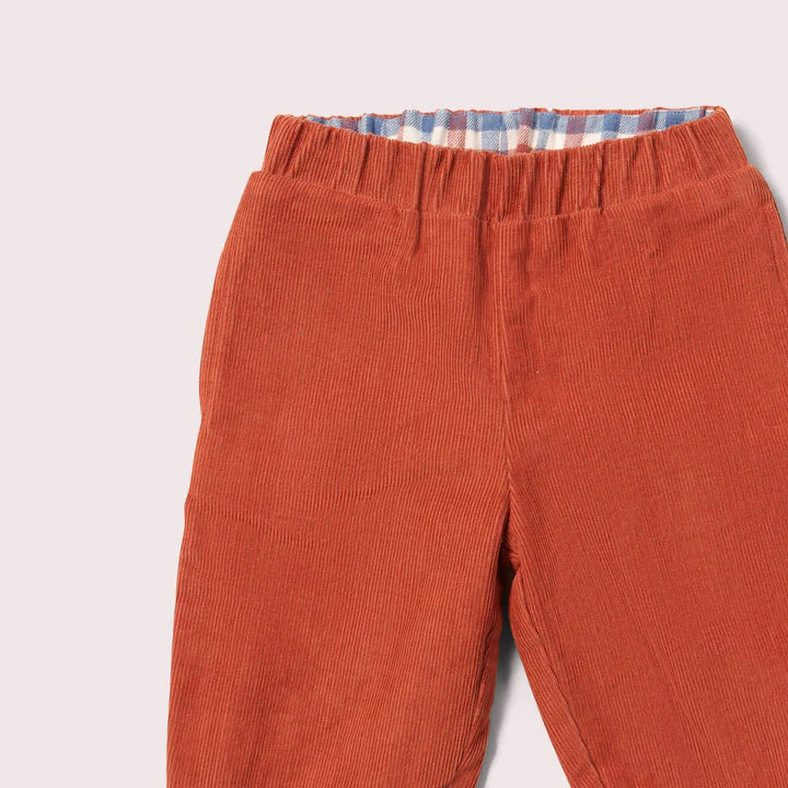 Reversible Pull-On Trousers - Ginger Check