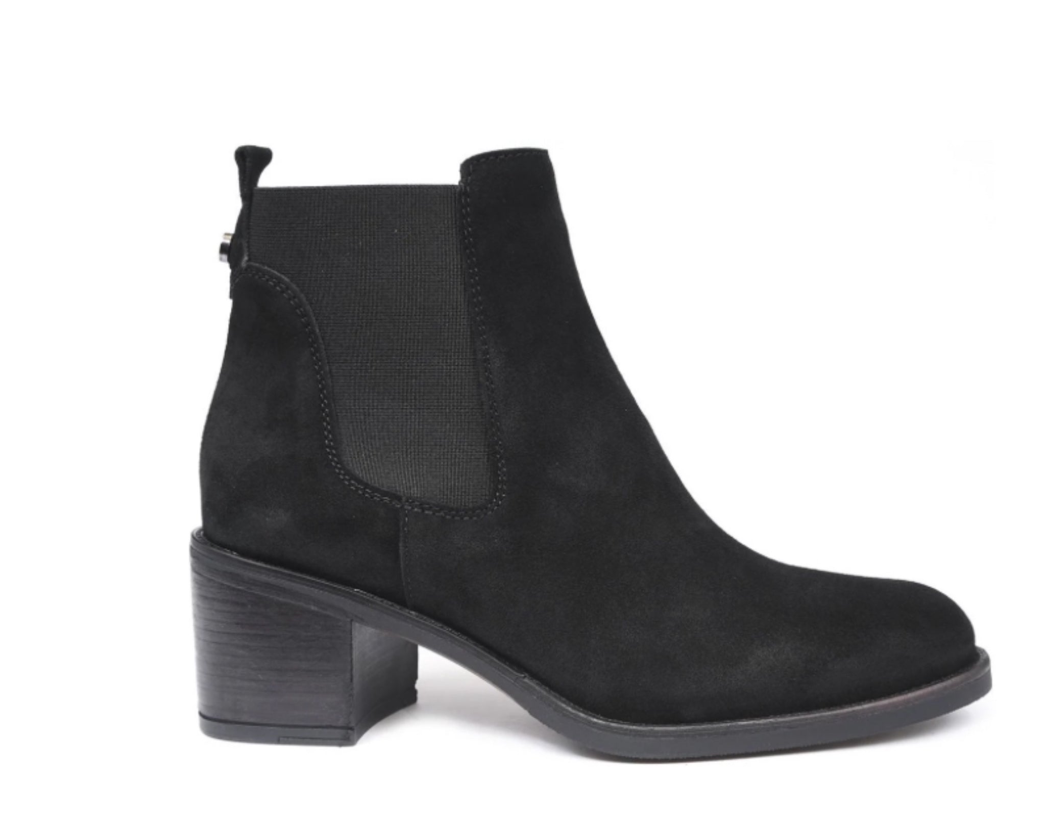 Black Suede Ankle Boots