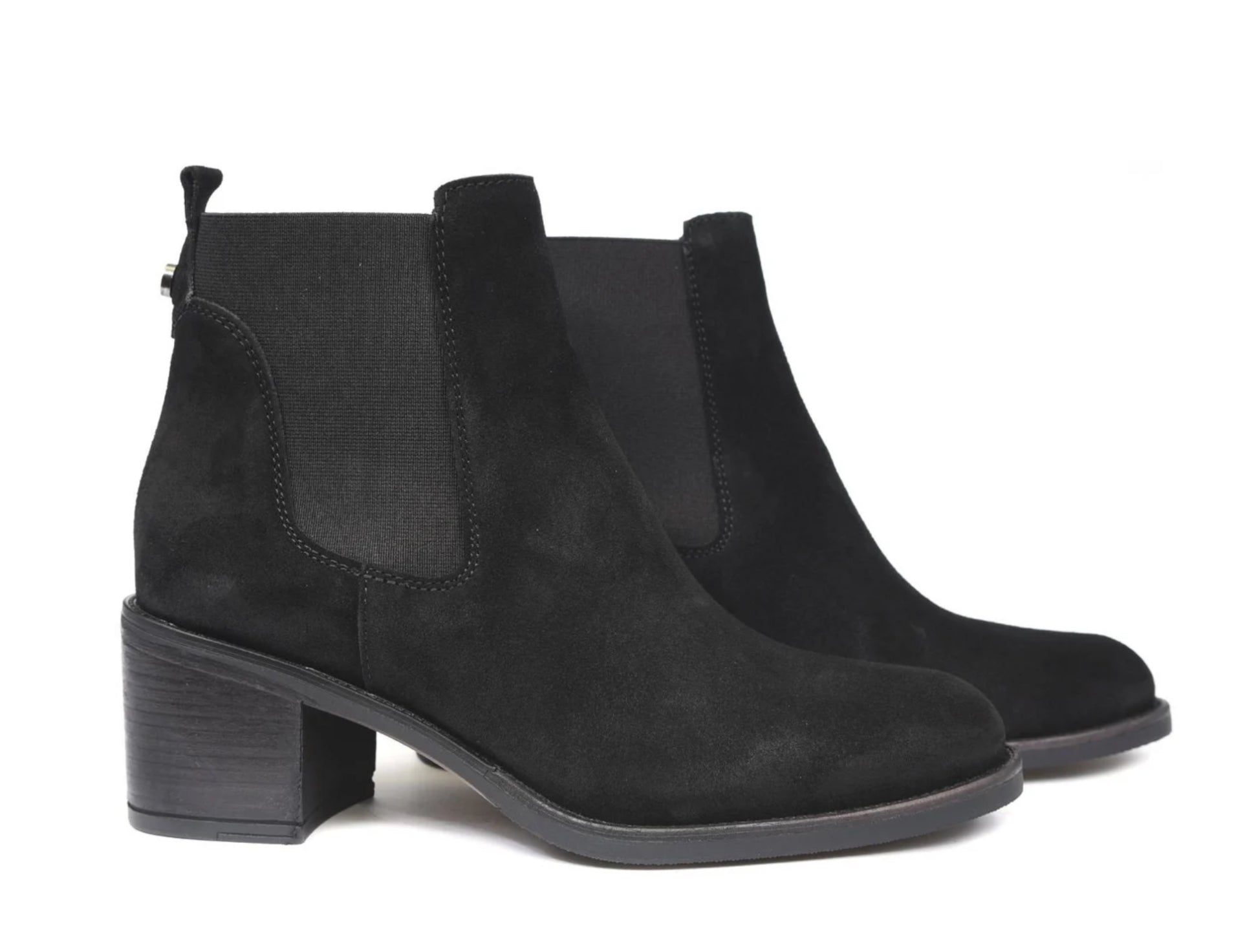 Black Suede Ankle Boots